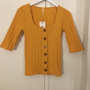 Free people ribbed Cardigan